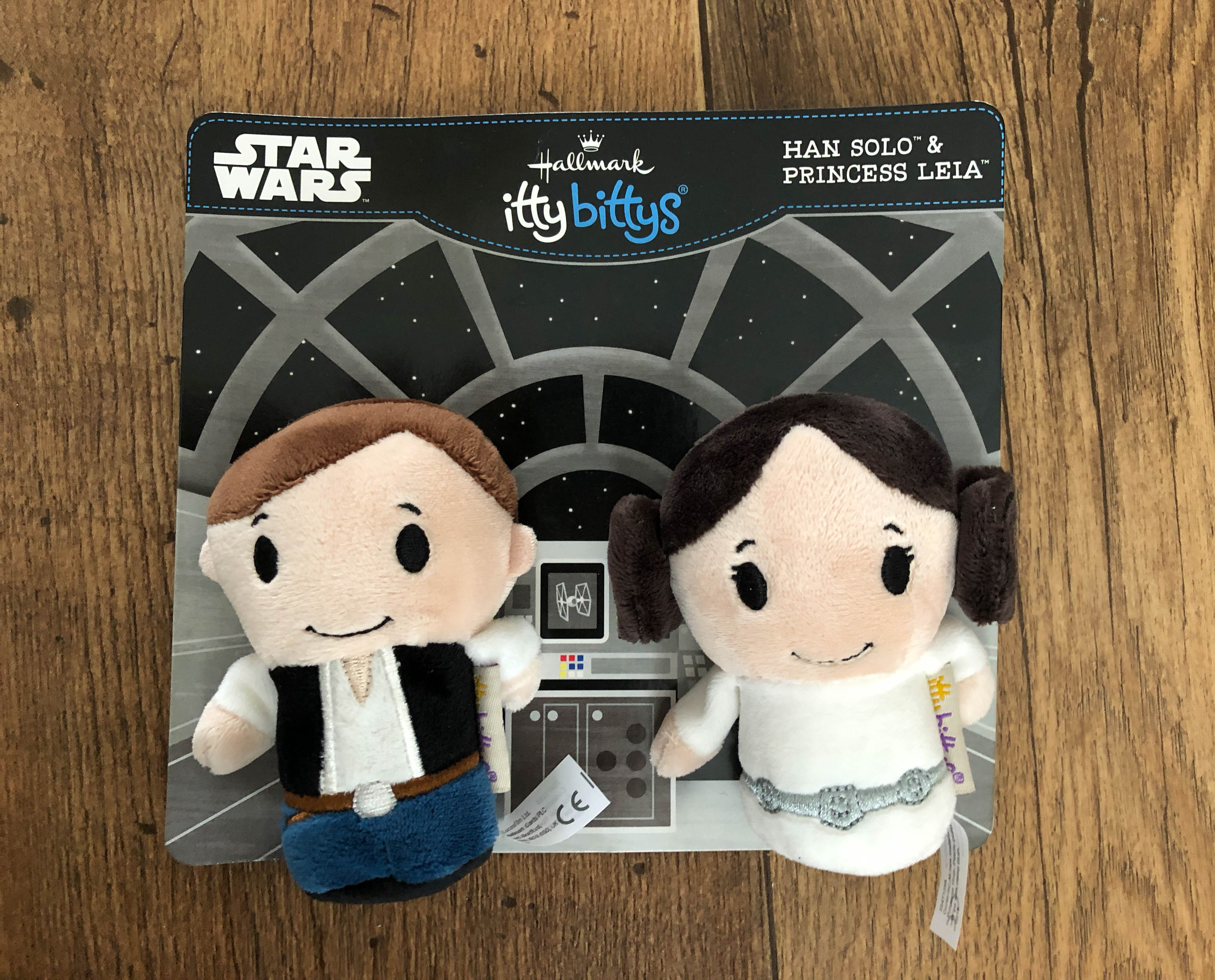 Han Solo and Princess Leia itty bittys