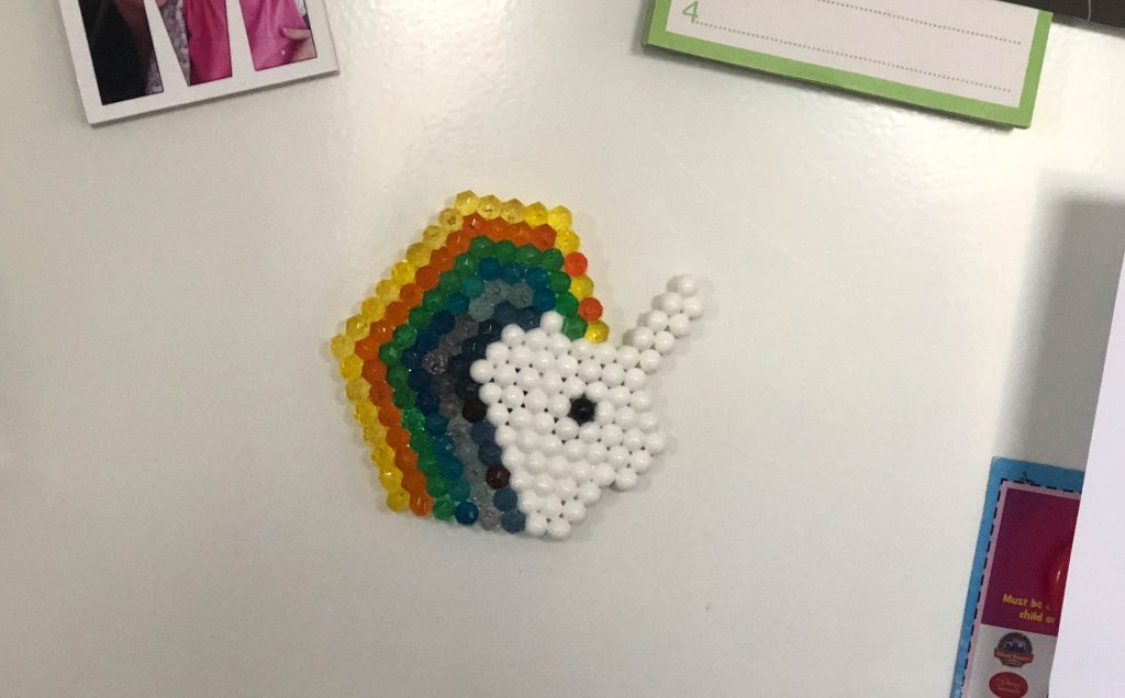 Aquabeads unicorn magnet