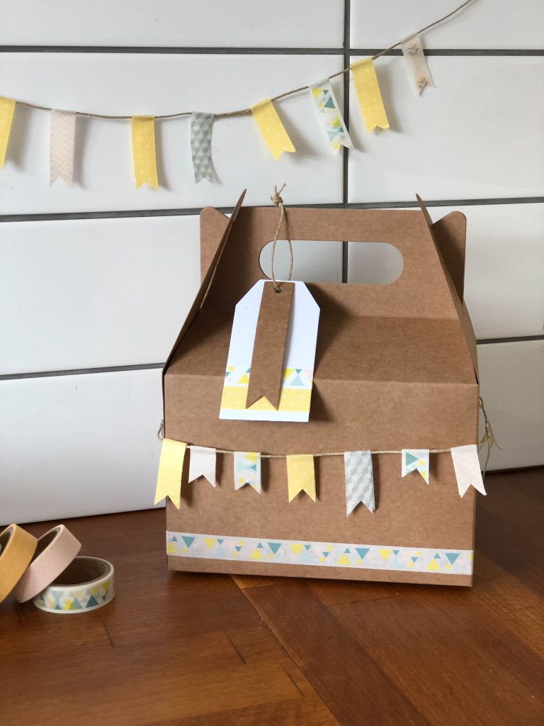 Washi tape bunting for Father's Day