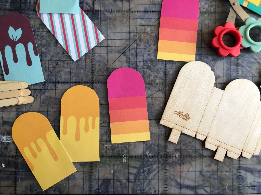 paper ice lollies craft