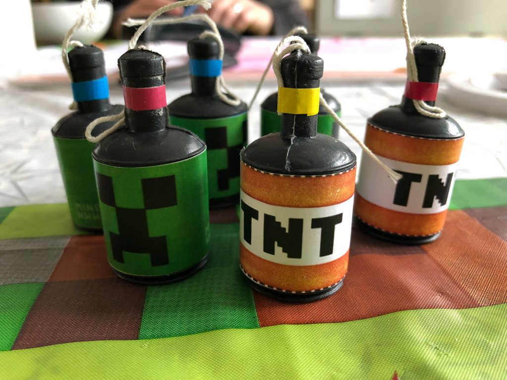 free Minecraft party printable 