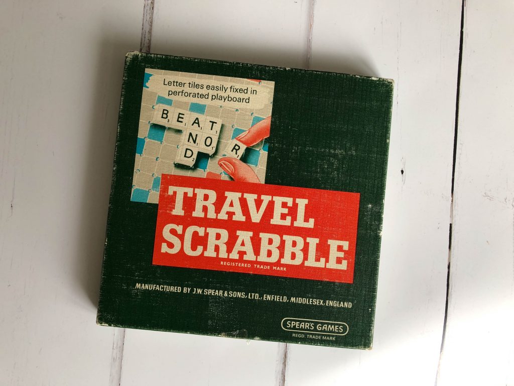 vintage Travel Scrabble kit