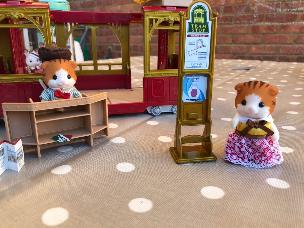 Sylvanian Families Ride Along Tram