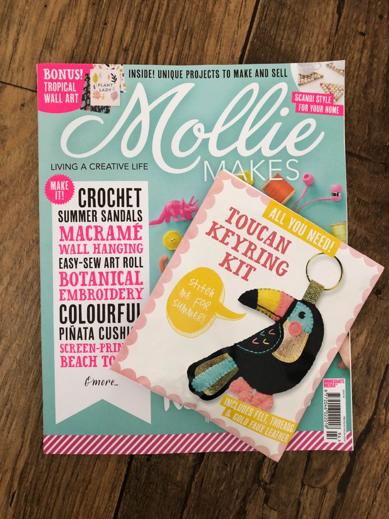 Mollie Makes with Toucan Keyring Kit