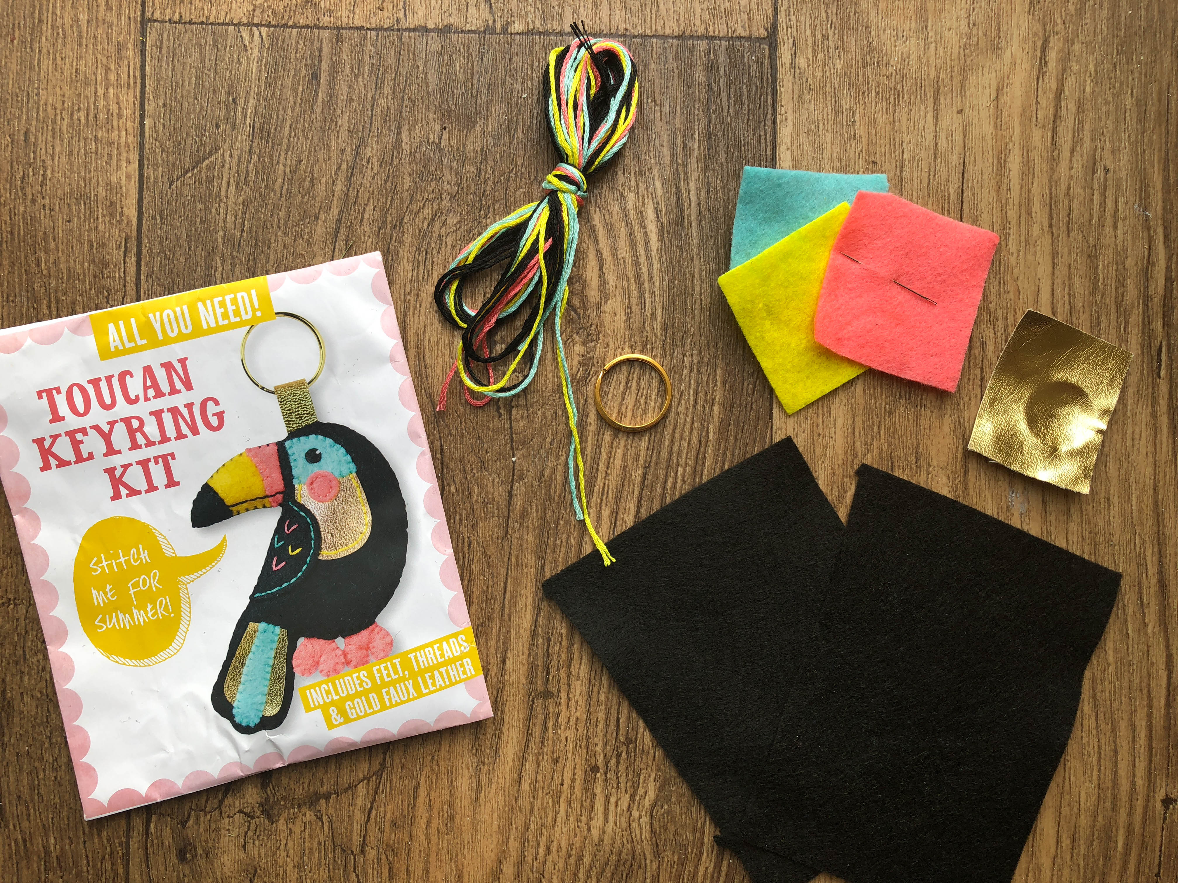 Mollie Makes Toucan Keyring Kit