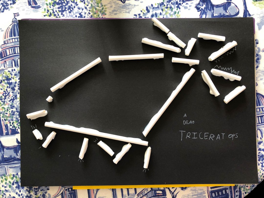 Easy dinosaur fossil craft for kids thegingerbreadhouse.co.uk