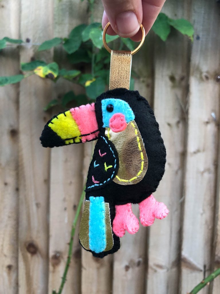 Mollie Makes felt toucan