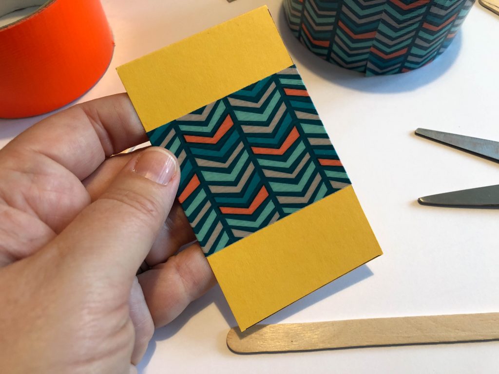 DIY Duck Tape ice lolly tags