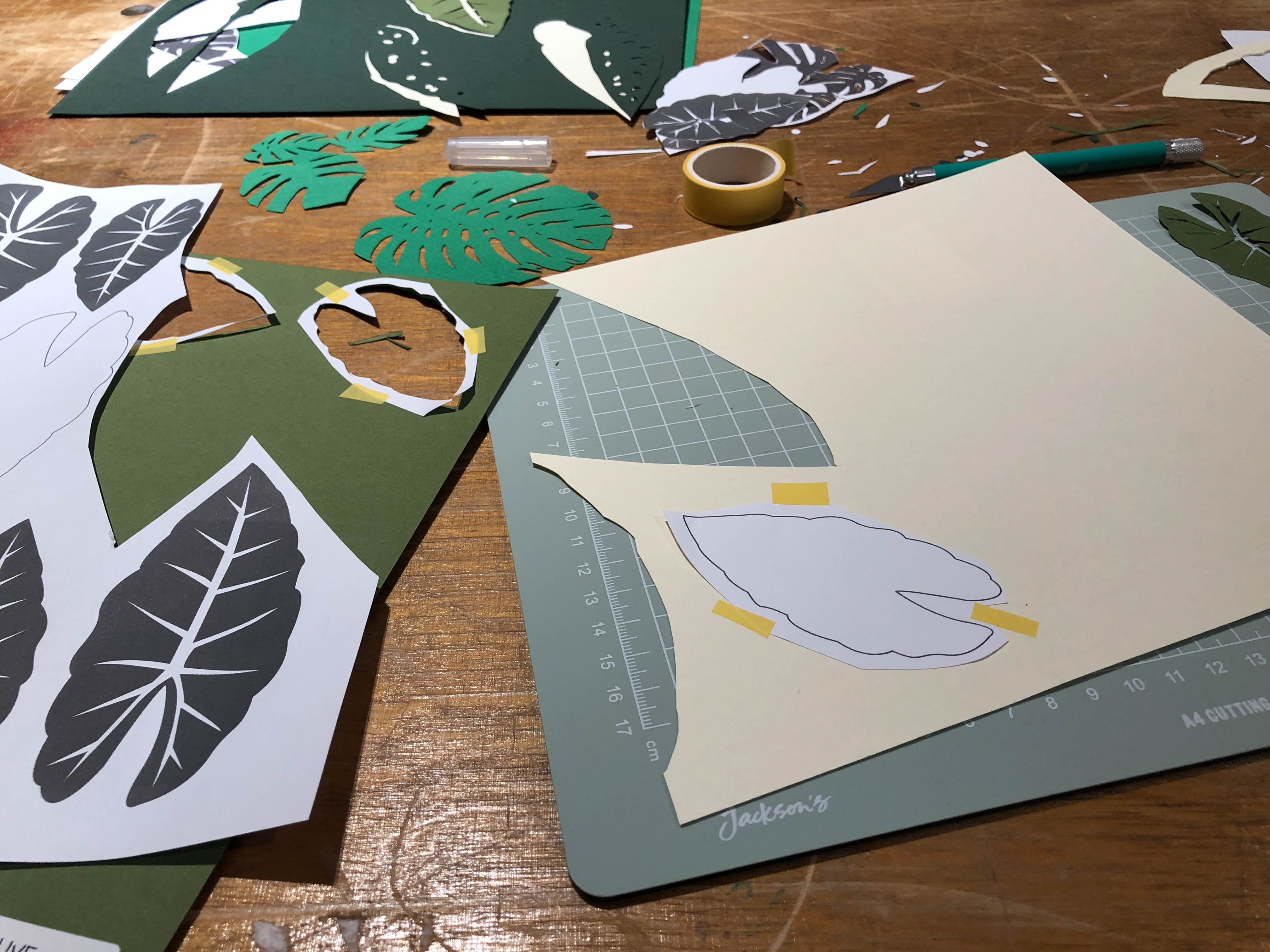 Paper cutting workshop at the Barbican Centre