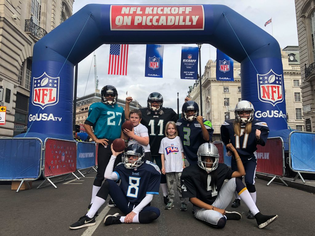 NFL Kickoff Piccadilly London