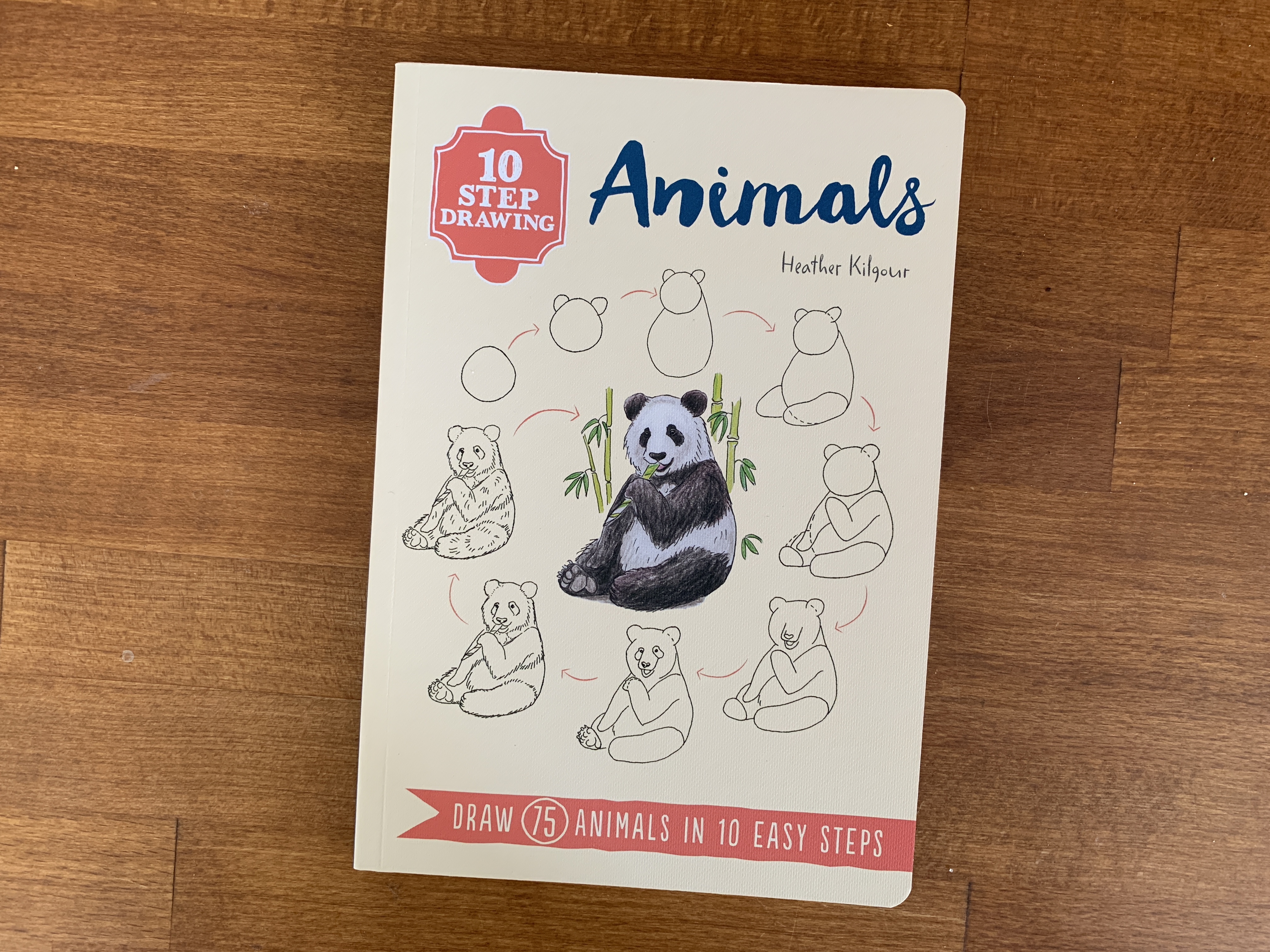Review and giveaway: 10 Step Drawing: Animals by Heather Kilgour