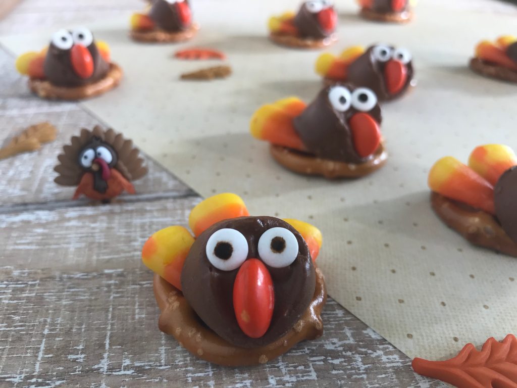 Rolo Turkey Pretzels