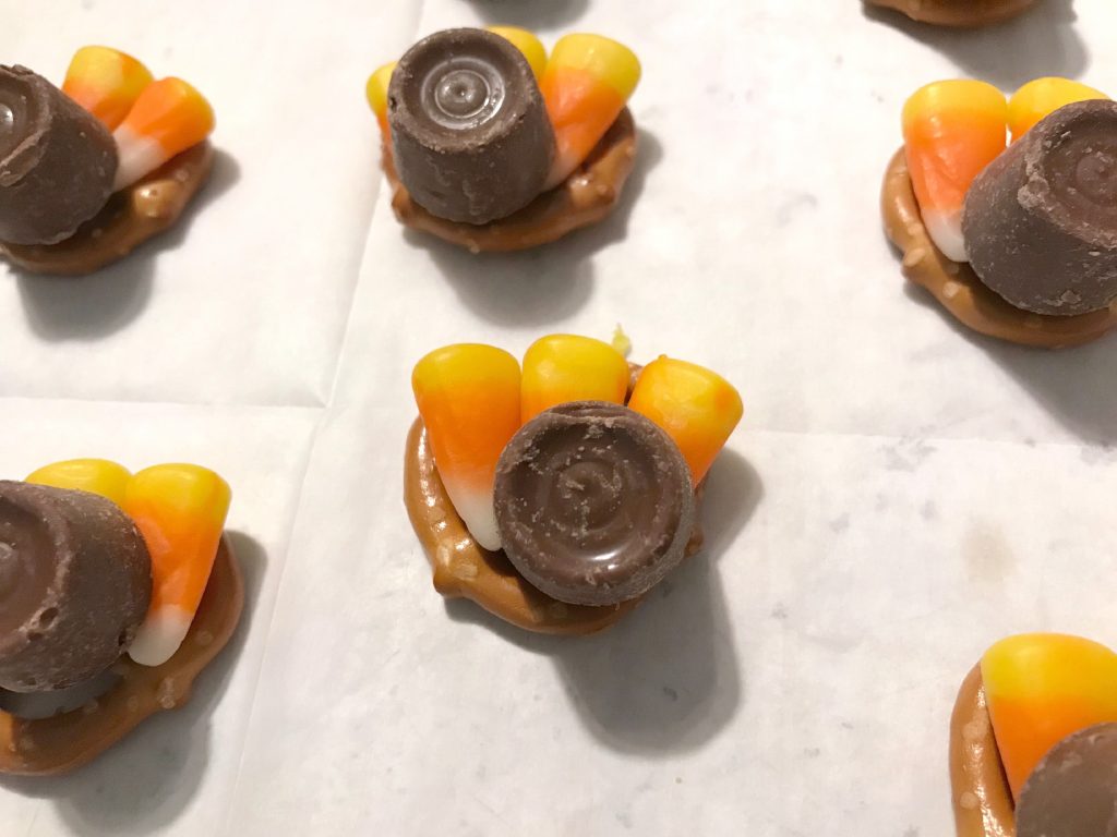 Rolo Turkey Pretzels