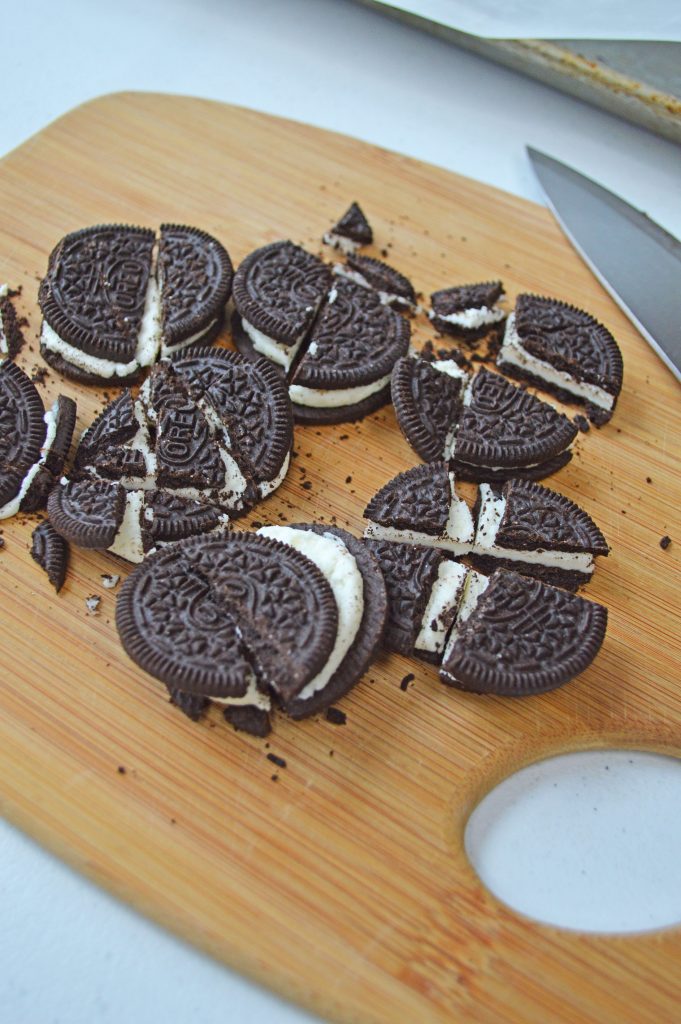 crushed oreo biscuits