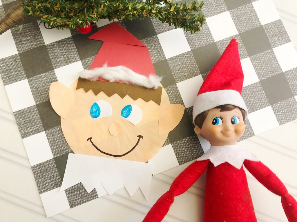 christmas elf craft for kids