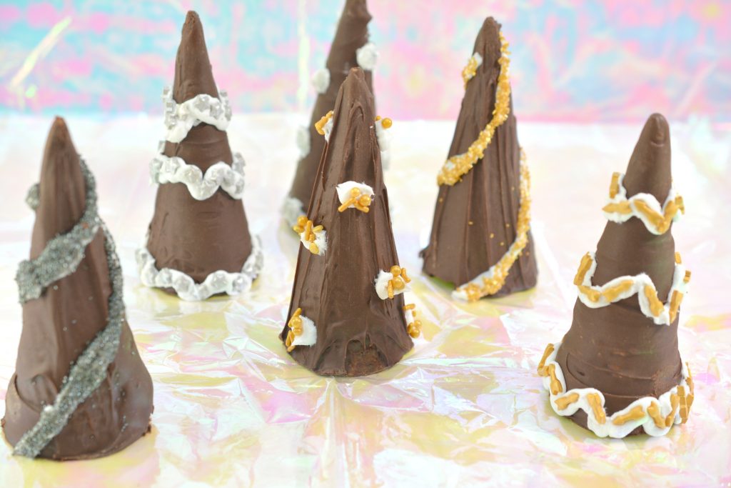 How to make New Year Party Hat treats