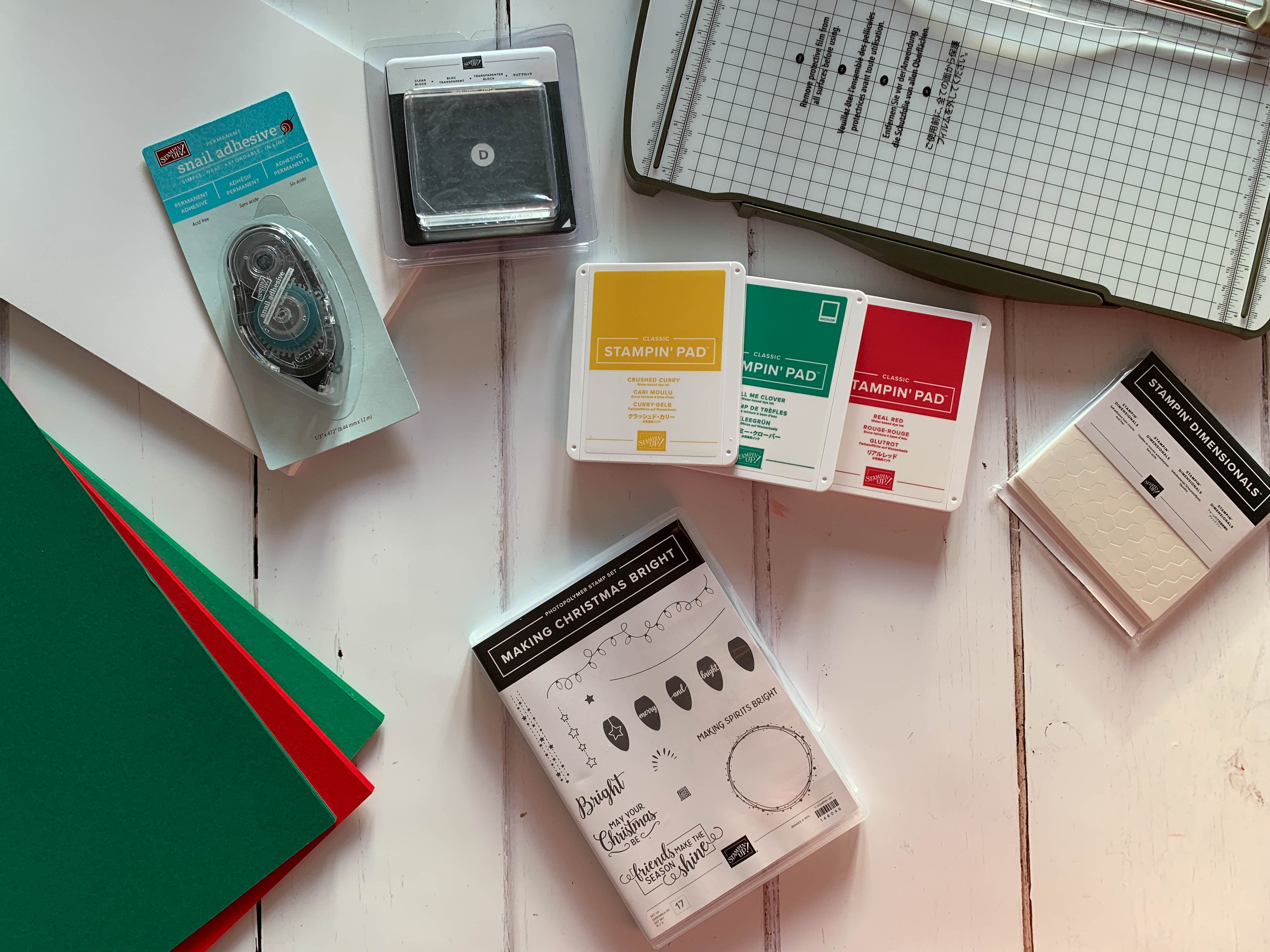 Handmade Christmas cards with Stampin' Up!