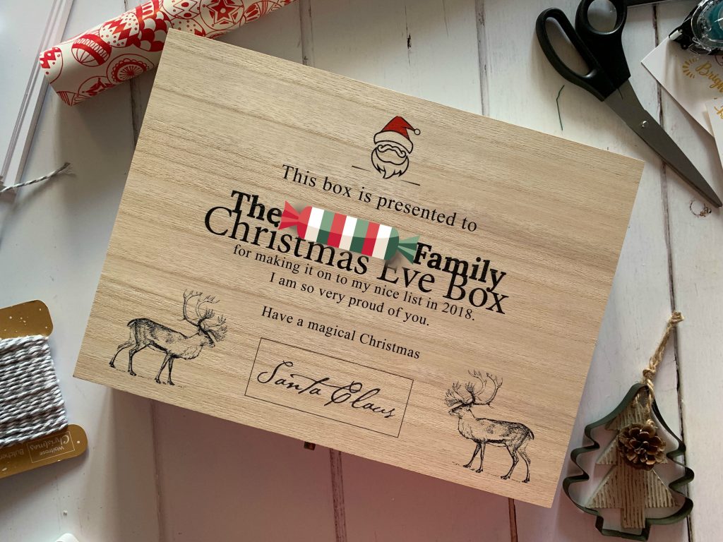 personalised Christmas Eve box