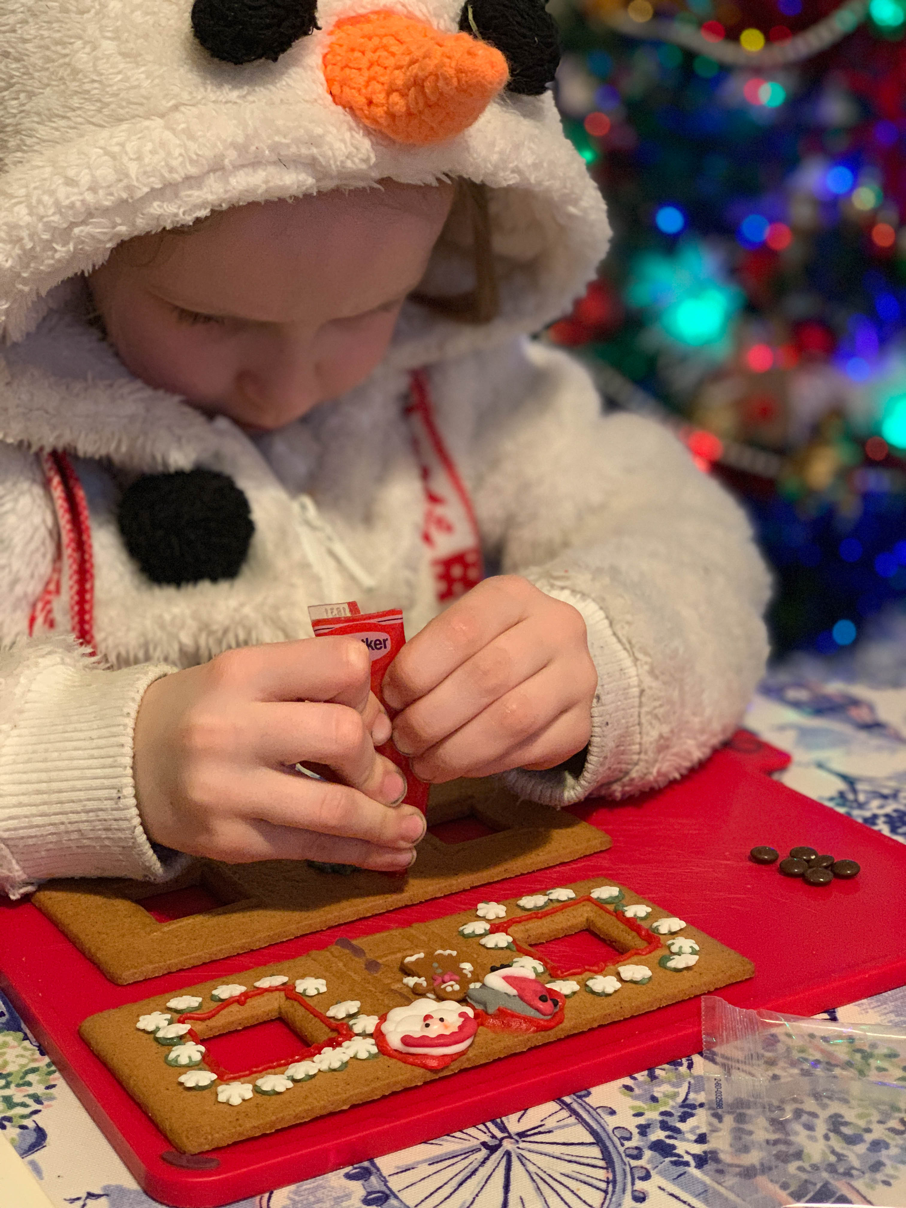 building a gingerbread house