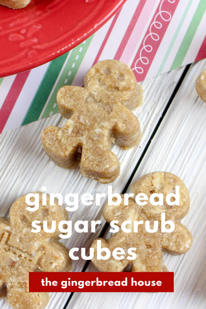 Gingerbread Sugar Scrub Cubes tutorial