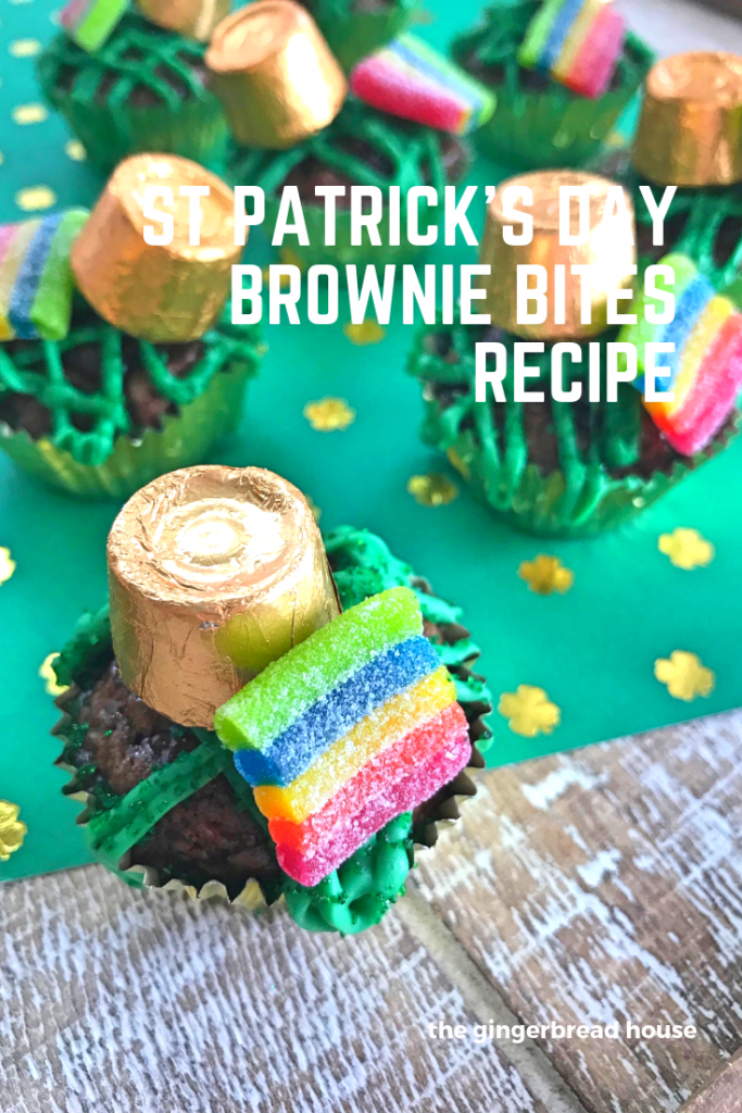 St Patrick’s Day Brownie Bites