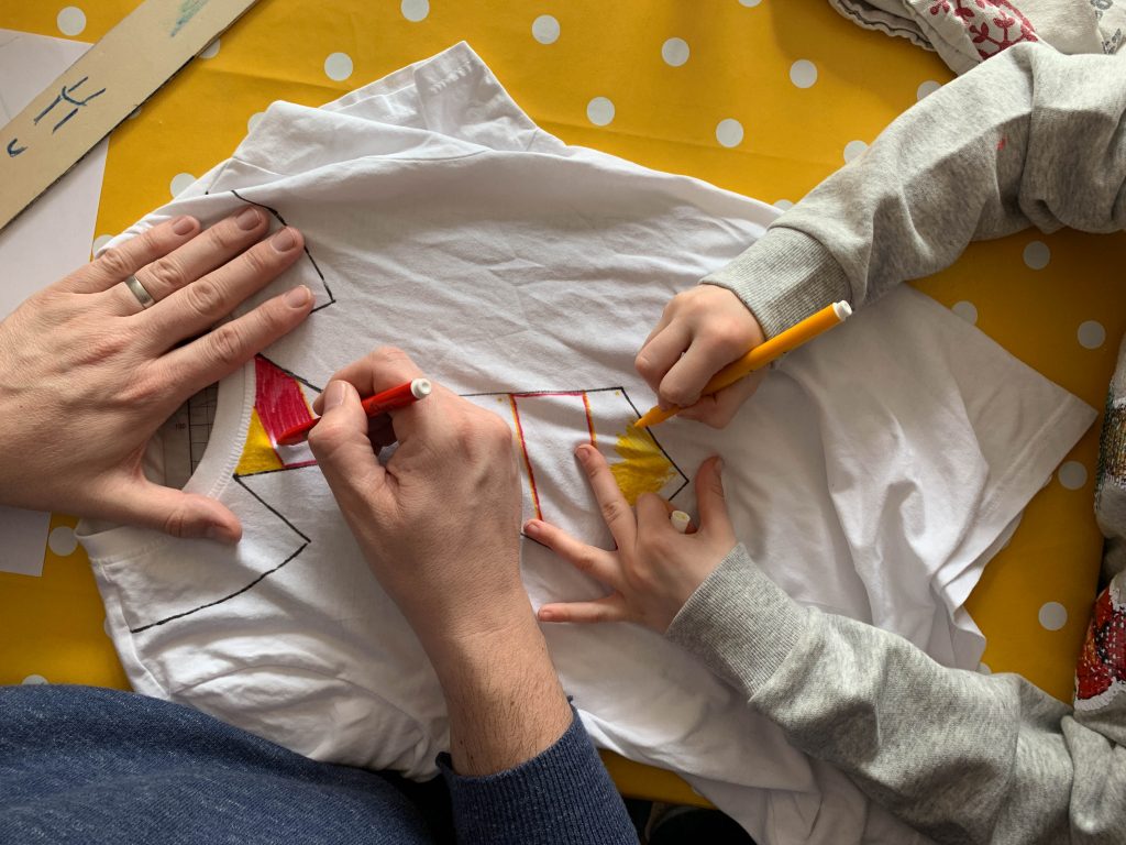 making a costume for World Book Day