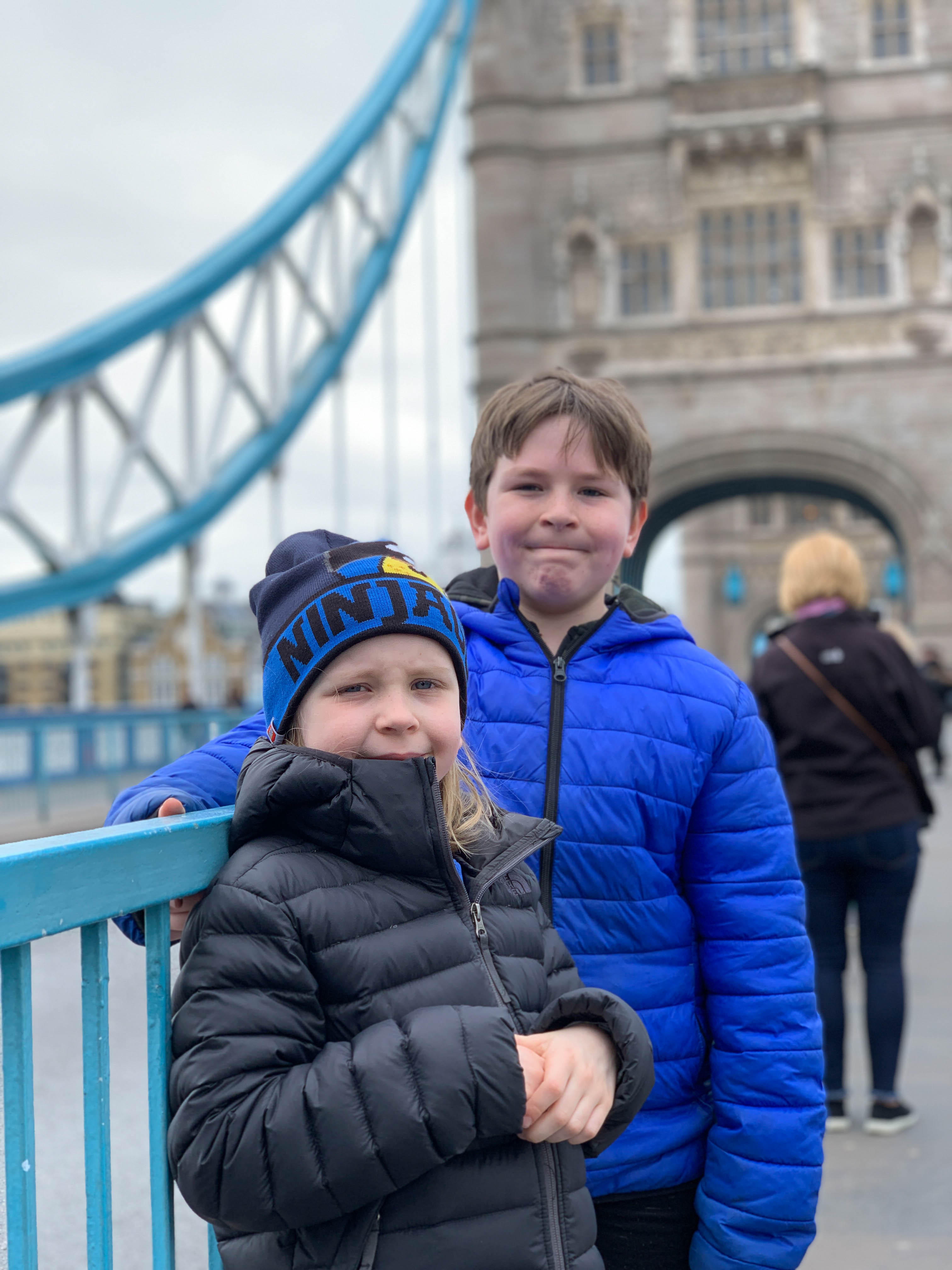 Exploring Tower Bridge London with kids