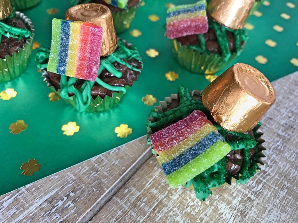 St Patrick’s Day Brownie Bites