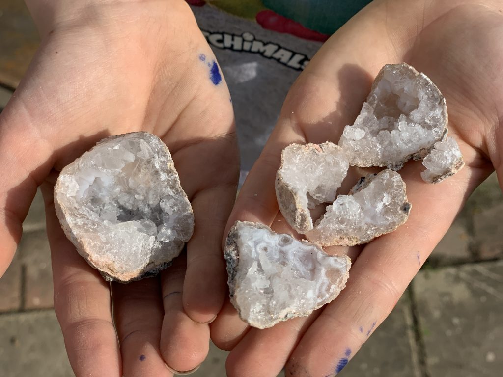 opening geodes