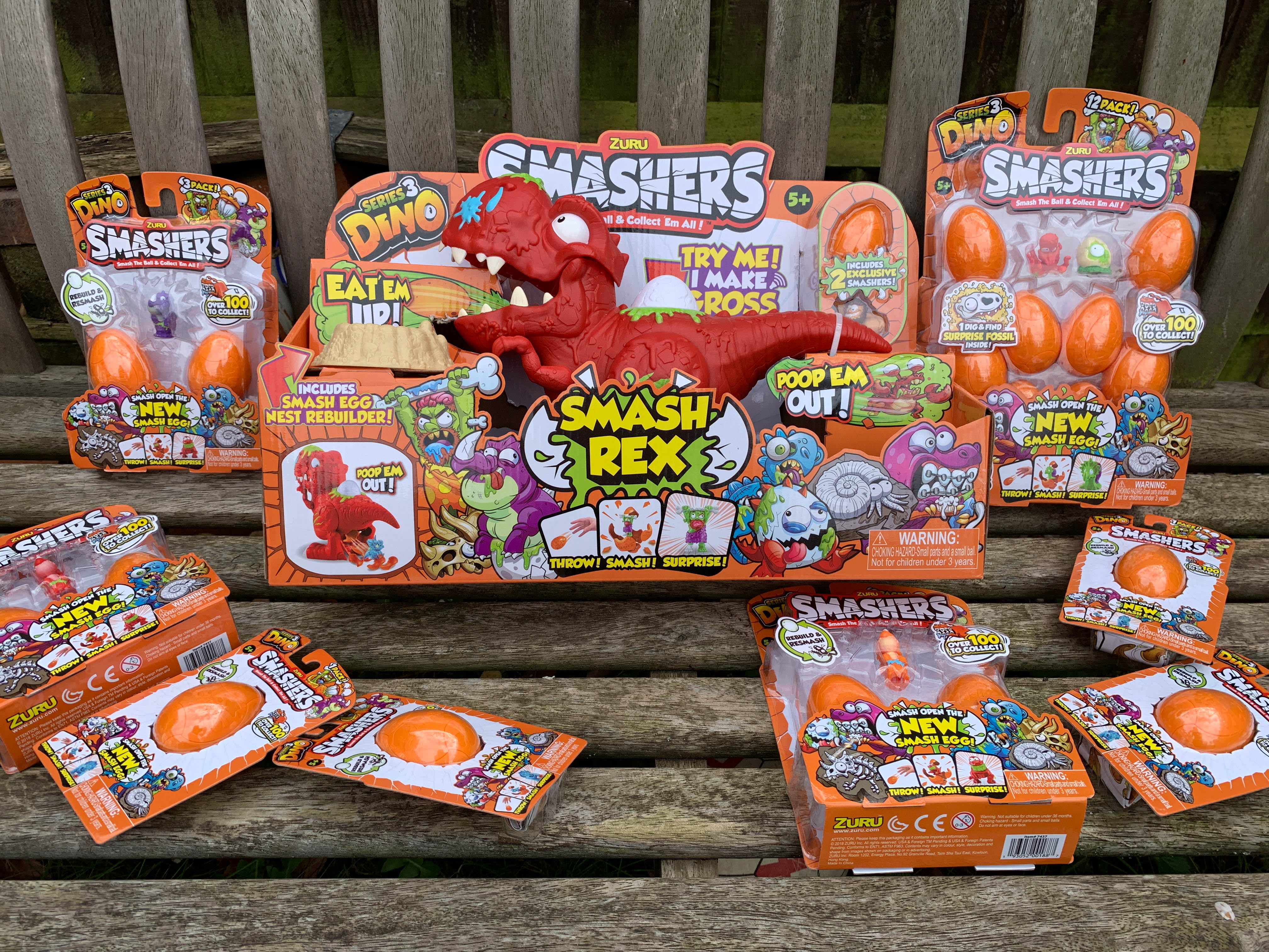An Easter egg hunt with Smash Eggs and Dinosaurs