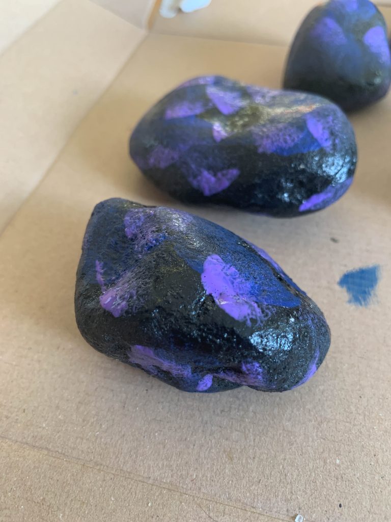 how to make galaxy rocks