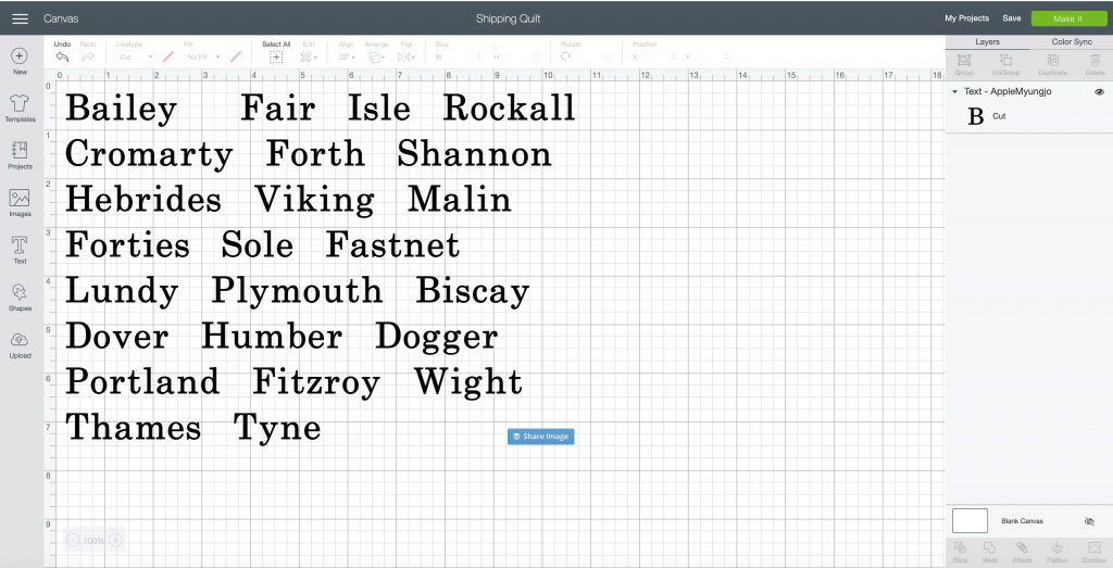 Shipping Forecast areas