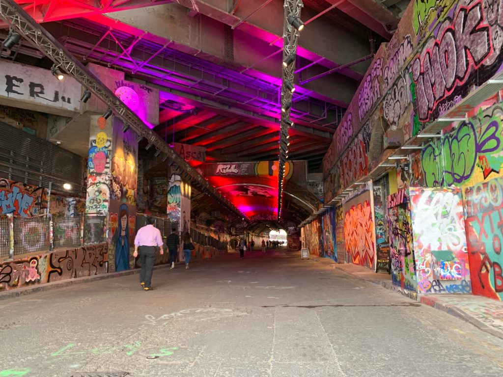 entrance to Leake Street Tunnel