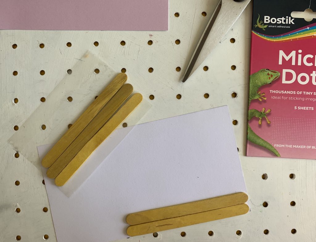 How to make a craft stick pencil bookmark