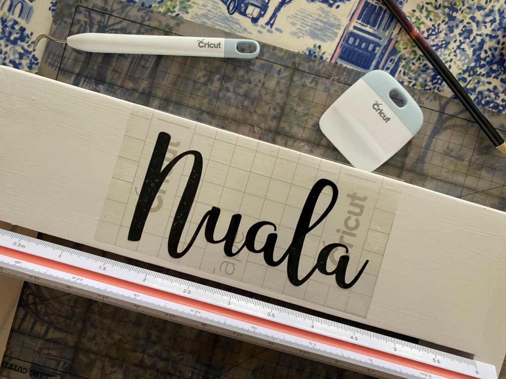 using the cricut to personalise