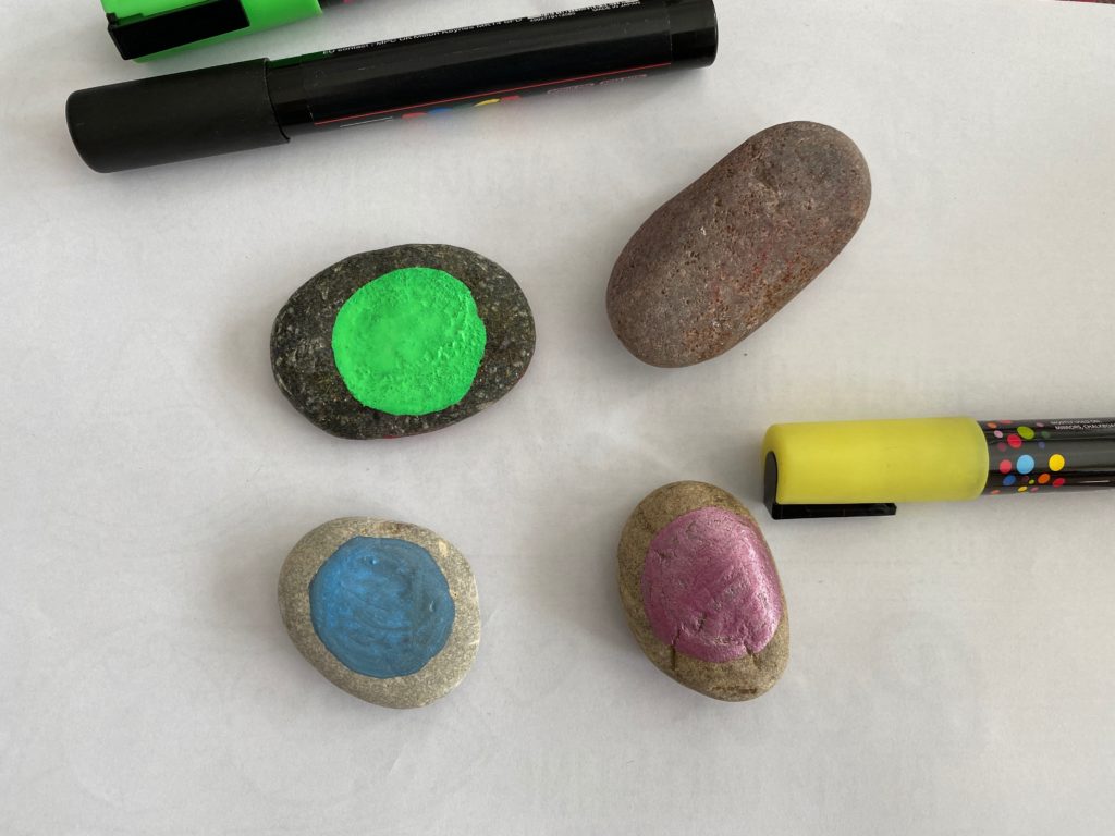 How to make Love Hearts inspired painted rocks