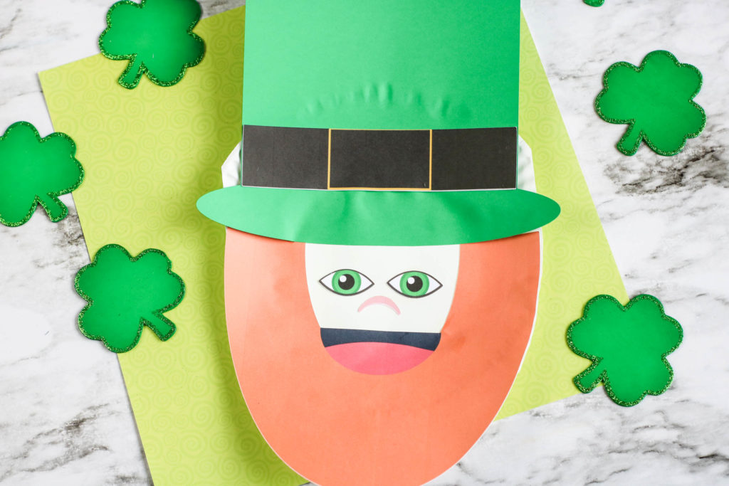 Leprechaun Paper Plate craft