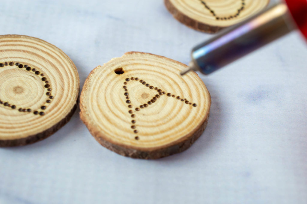 Father’s Day wood burning craft