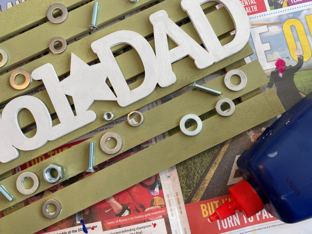 Father’s Day nuts and bolts sign