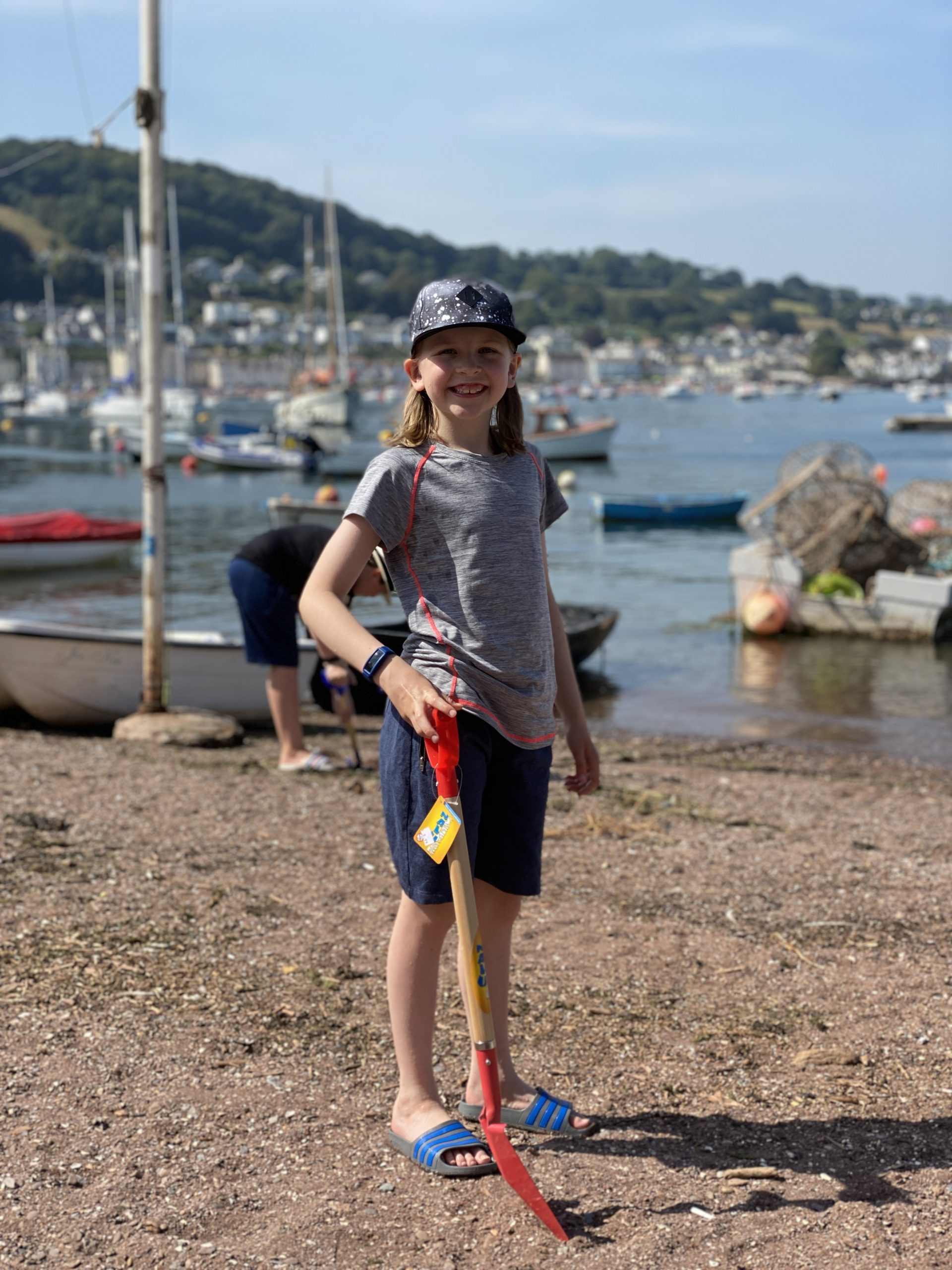 on the beach at Teignmouth