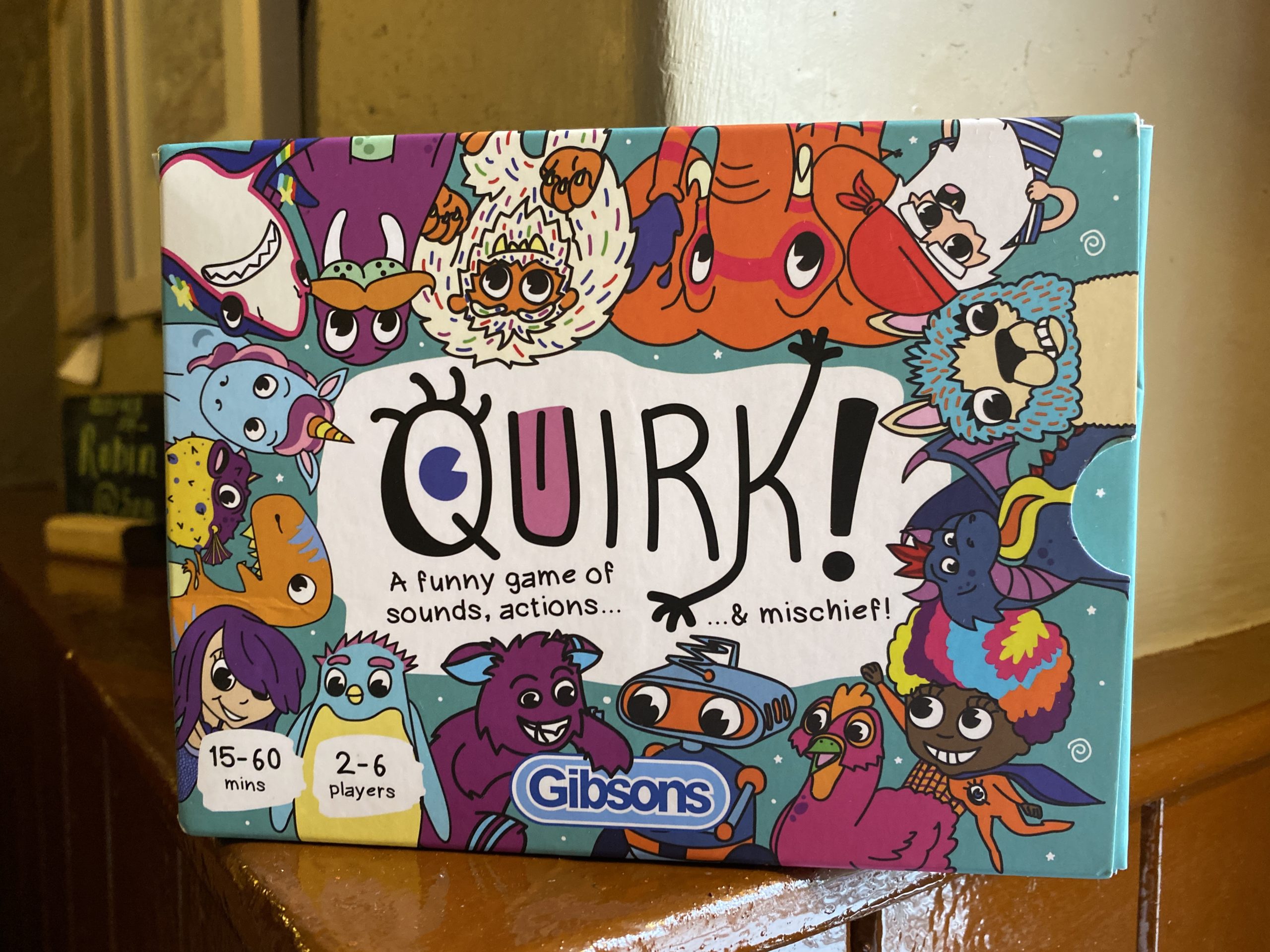 Quirk! card game from Gibsons