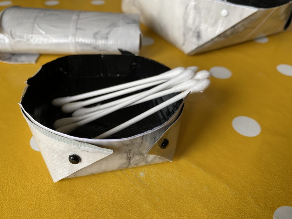 easy Duck Tape storage container