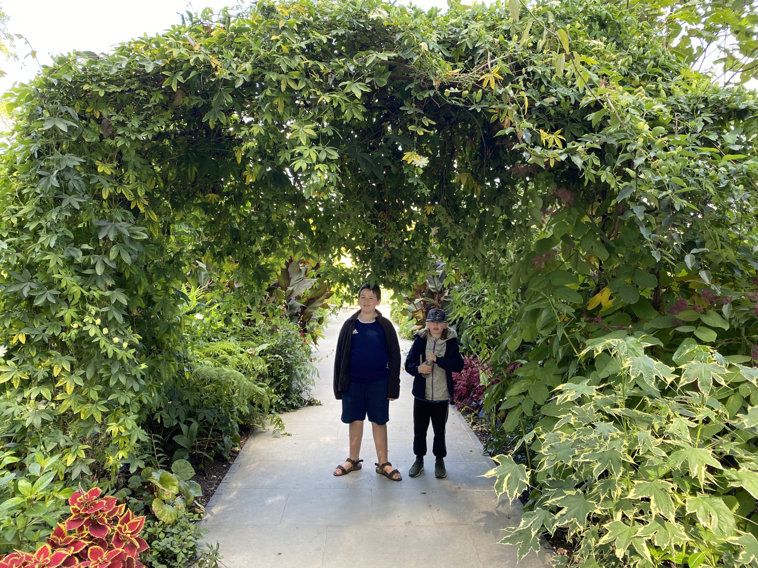 RHS Wisley with kids