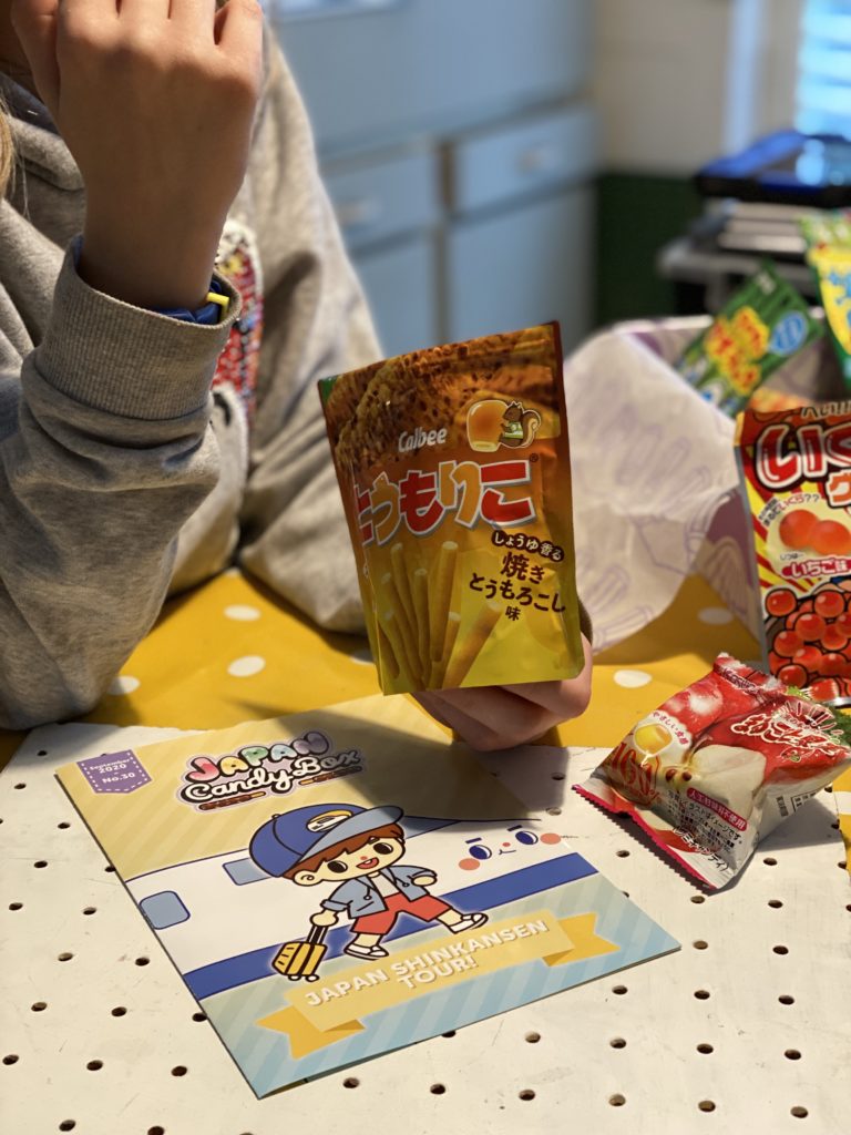 enjoying a Japan Candy Box