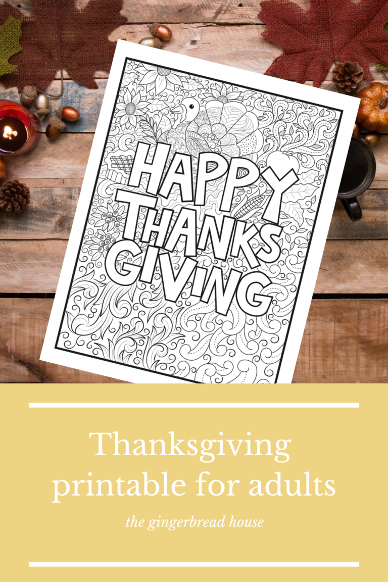 {Free} Thanksgiving colouring sheet for adults - the-gingerbread-house ...