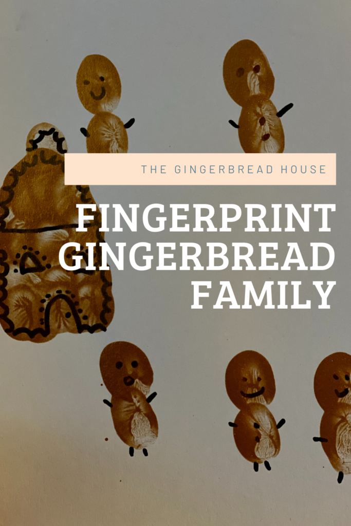 Fingerprint gingerbread family