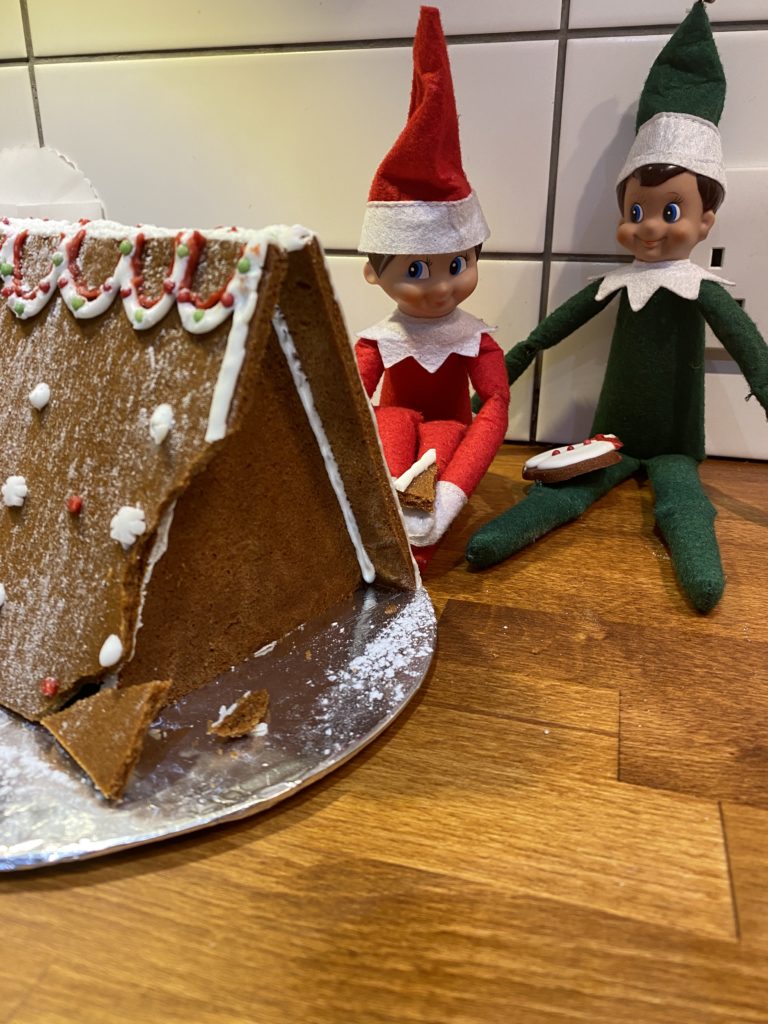 Christmas gingerbread house kit from Waitrose