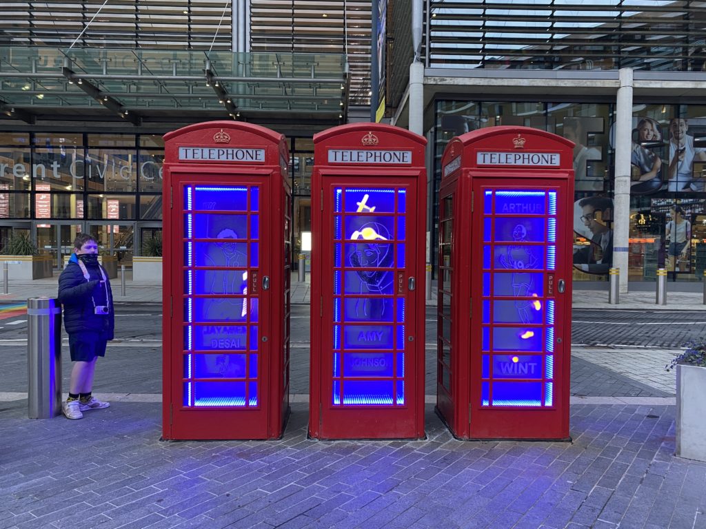 telephone box installation