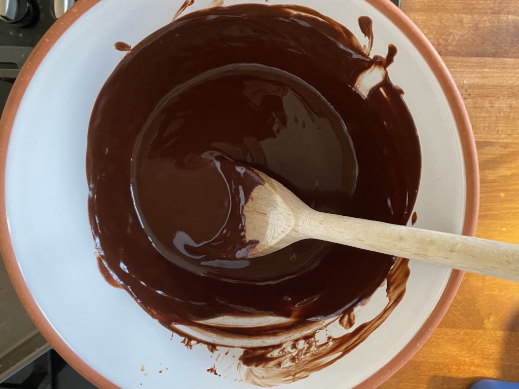 melting chocolate