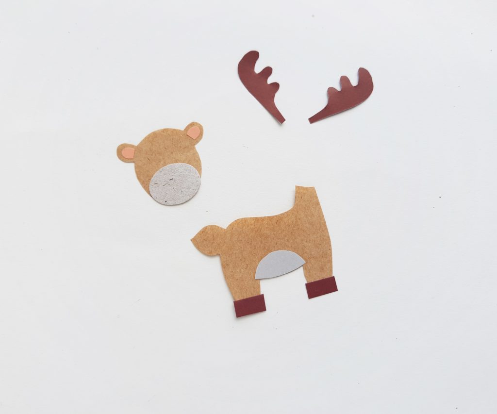 Paper moose puppet activity